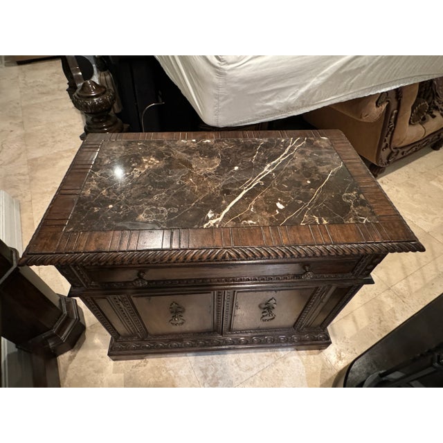 1990s Marge Carson Segovia Collection Nightstand For Sale In Miami - Image 6 of 10