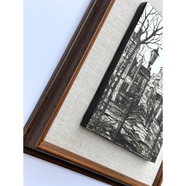 Cream Streets of Paris Original Oil Painting by Rodica Rody Iliescu For Sale - Image 8 of 8