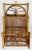 Chinoiserie Vintage Scorched Bamboo Hanging Magazine Rack For Sale - Image 3 of 7