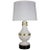 Large French 1940s White and Gold Porcelain Lamp For Sale - Image 10 of 10