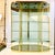 1980s Vintage Hollywood Regency Boho Chic Large Brass & Glass Display Cabinet - 3 Piece Set. For Sale - Image 11 of 17