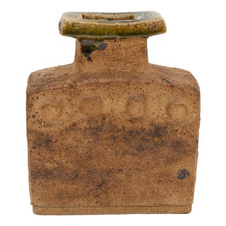 Brutalist Studio Vase by Curt Magnus Addin, 1970s For Sale