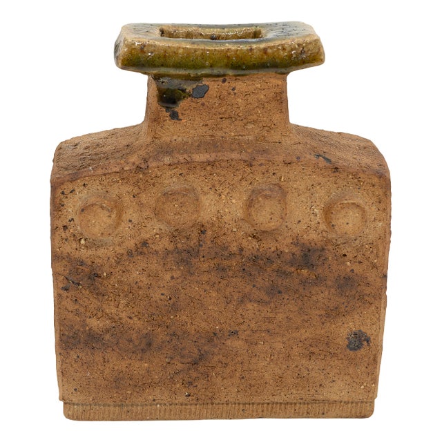 Brutalist Studio Vase by Curt Magnus Addin, 1970s For Sale