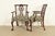 Romweber Antique Chippendale Carved Mahogany Dining Chairs, Set of Six For Sale - Image 12 of 14
