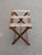 Mid-Century Modern Vintage Wooden Folding Luggage Rack Stand For Sale - Image 3 of 6