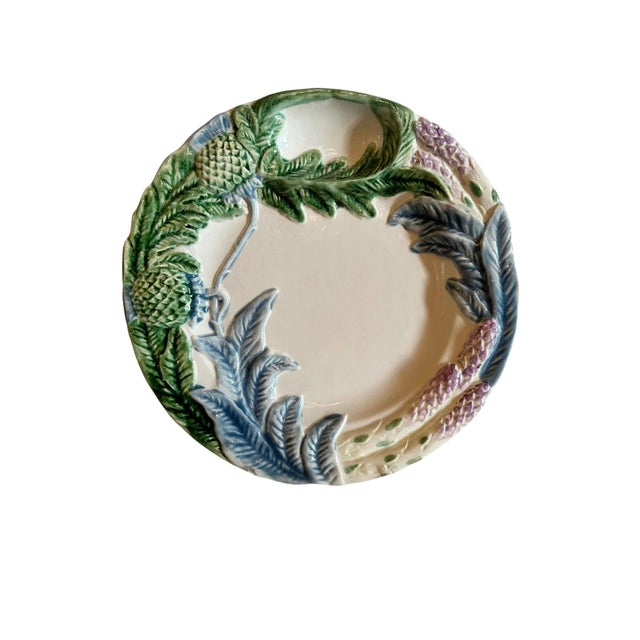 A beautiful piece of history! This antique French asparagus plate, circa 1890, is truly one of a kind. A unique and...