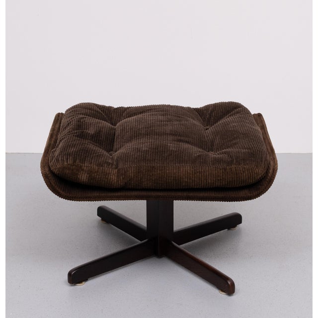 Ripcord Swivel Ottoman, USA, 1960s For Sale - Image 6 of 8