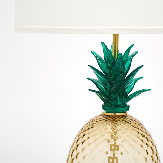 2020s Contemporary Murano Glass Pineapple Lamps For Sale - Image 5 of 9