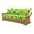 Vintage Basket Wave Sofa With Custom Banana Leaf Cushions For Sale In West Palm - Image 6 of 7