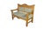 Victorian Antique Victorian American Empire Quartersawn Oak Carved Settee Bench Loveseat For Sale - Image 3 of 18