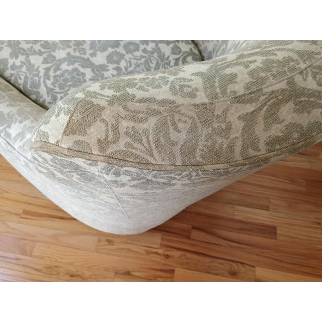 1990s Baker Furniture Company Slope Arm Club Chair #2 For Sale - Image 10 of 14