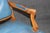 Wood French Louis XV Style Walnut and Leather Set of 10 Dining Chairs C. 1940s For Sale - Image 7 of 14