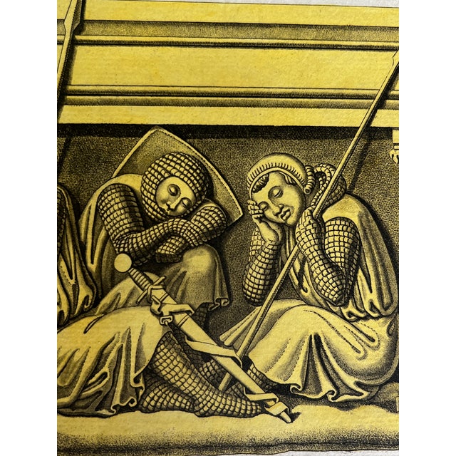 Mid 19th Century Etching Reproduction of Stained Glass Church Windows by Nicolas Xavier Willemin For Sale In Houston - Image 6 of 10