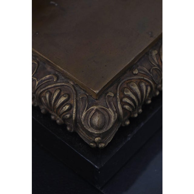 Maitland - Smith 1990s Maitland Smith Seashell & Metal Vanity Mantel Mirror For Sale - Image 4 of 11
