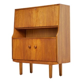 1960s Century Teak Secretary Desk For Sale