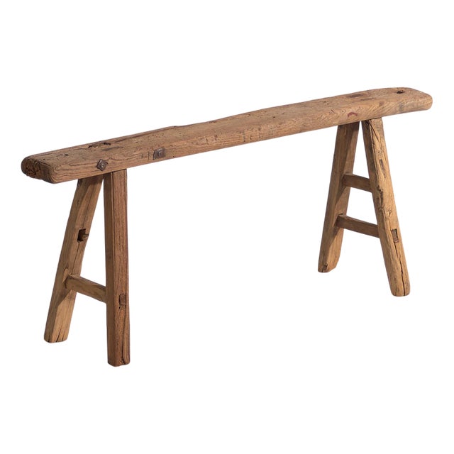 Antique Primitive Bench, 1870 For Sale