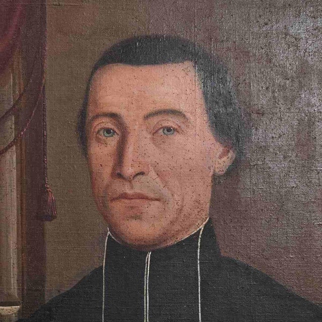 Untitled, 1800s, Paint, Framed For Sale - Image 5 of 6