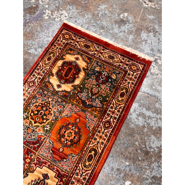2ft 4 in × 8ft 11 in Momeni Zida Bakhtiari Garden Runner Rug For Sale - Image 4 of 12