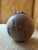 Studio Pottery Orb Vase wirh Pinched Organic Opening and Drip Glaze, 1940 For Sale - Image 11 of 13