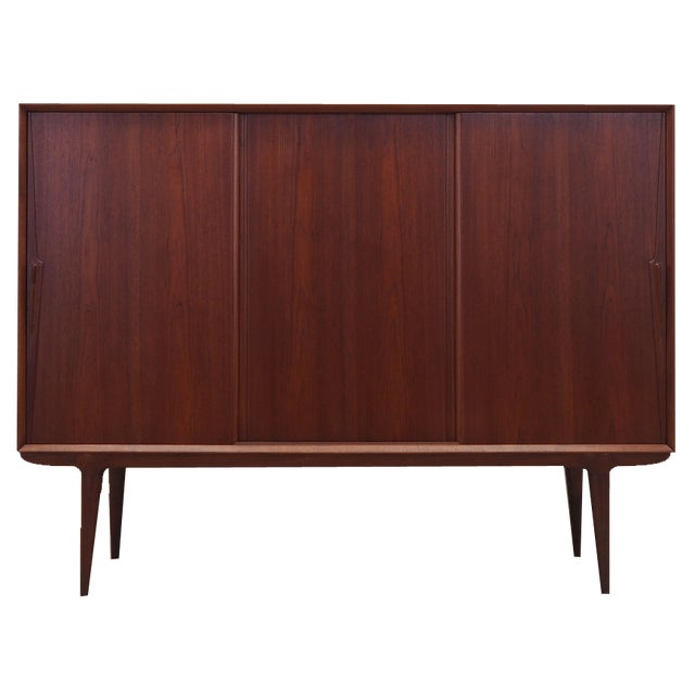 Danish Teak Highboard from Omann Jun, 1970s For Sale