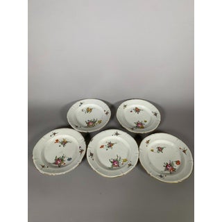 Manufacture Du Comte d'Artois - Plate (5) - Soft-paste porcelain, 18th century For Sale