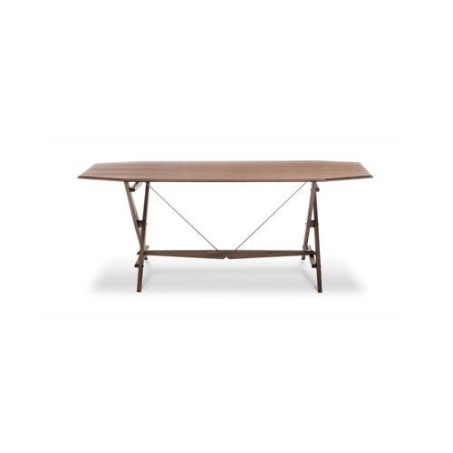 Cavalletto Table in Black Stained Wood by Franco Albini for Cassina For Sale - Image 6 of 8