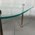 Modernist Crystal and Brass Low Table from Fontana Arte For Sale - Image 6 of 10