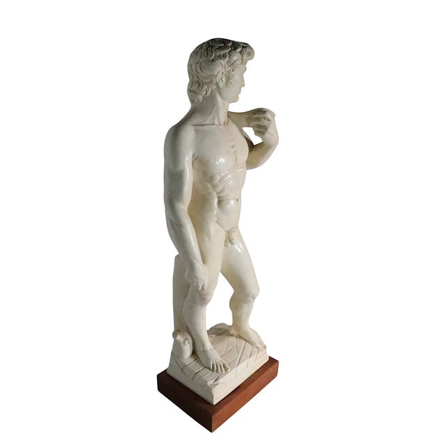 Off-white Set of Three Davids by Sergey Eylanbekov for Alva For Sale - Image 8 of 12