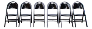 Tric Folding Chairs by Achille and Pier Giacomo Castiglioni for Bonacina, 1970s, Set of 6