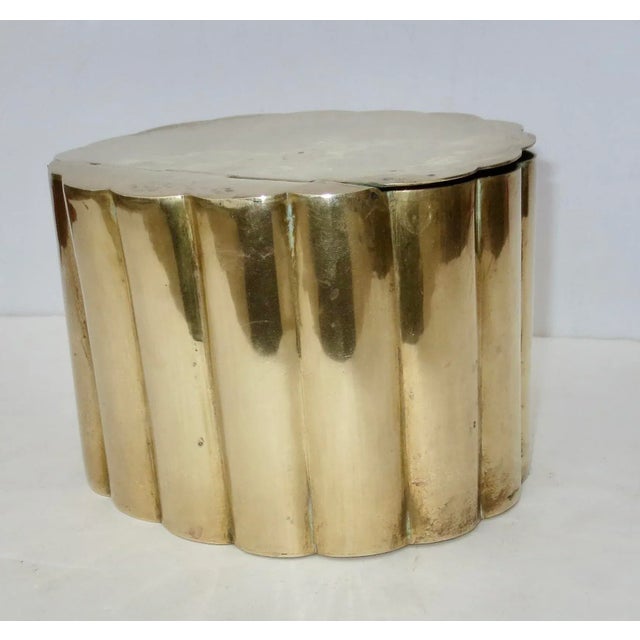 Mid-Century Modern Brass Mid-Century Table Box For Sale - Image 3 of 8