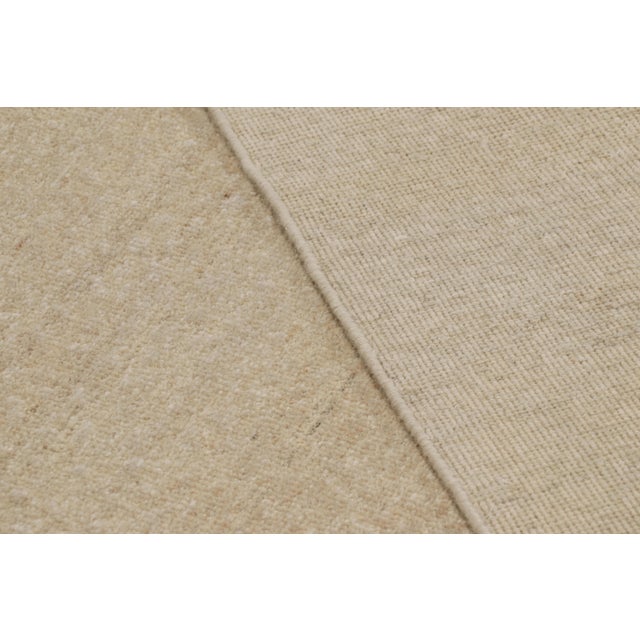 Beige Rug & Kilim’s Oversized Contemporary Textural Solid Rug in Beige Tones - 11x15 For Sale - Image 8 of 8