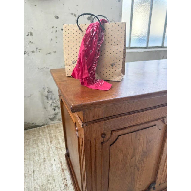 Mid-Century Oak Counter, 1950s For Sale - Image 9 of 18