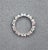 Metal 2.52 Ct Natural Alexandrite & Diamond Eternity Band in Platinum, Size 5.75 For Sale - Image 7 of 8