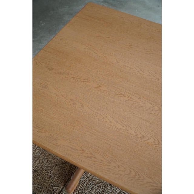 Mid-Century Modern Dining Room Table in Oak & Teak by Ditte & Adrian Heath, 1960s For Sale - Image 9 of 15