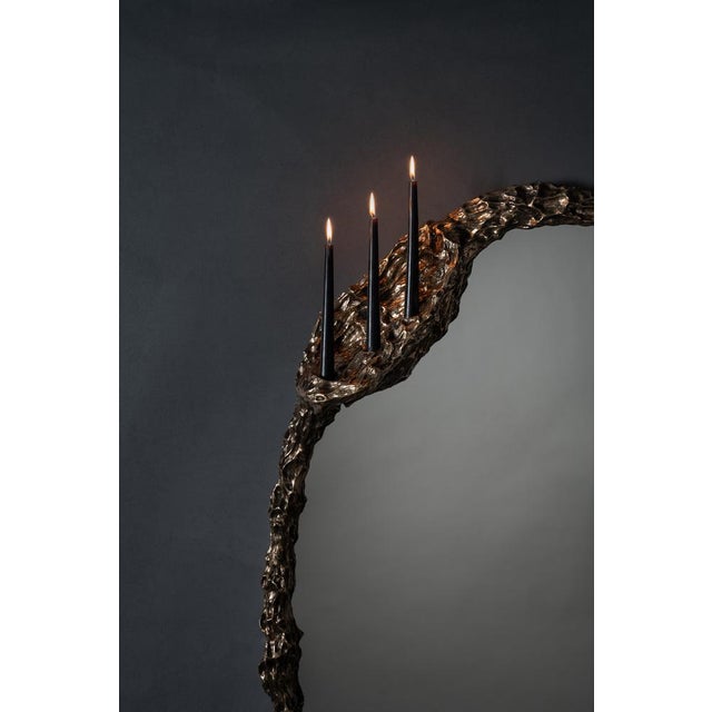 People I Mirror in Cast Bronze by William Guillon For Sale - Image 4 of 14