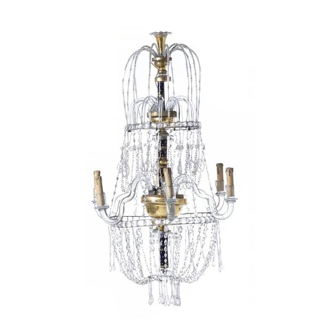 Portuguese Chandeliers, 18th Century, Set of 2 For Sale - Image 4 of 6