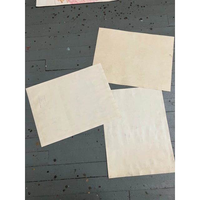 1990’s 3 Russian Landscape Watercolor Paintings-Signed Set of 3 For Sale - Image 9 of 10