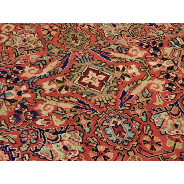 Vintage Hand Made Persian Palatial Rug For Sale In Los Angeles - Image 6 of 13