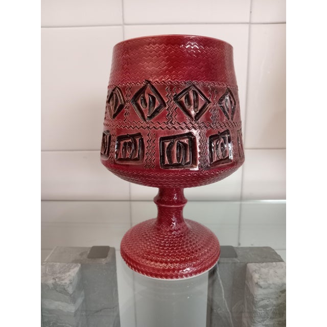 Chalice Vase from Fratelli Fanciullacci, 1960s For Sale - Image 4 of 4