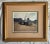 Vintage framed photograph of Navajo women in the desert. Signed, John C Petri. Image measures 8 x 10”.