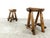 Vintage Wooden Stool, 1970s For Sale - Image 13 of 14