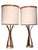 Adrian Pearsall Pr. Sculptural Mid Century Table Lamps With Original Shades C 1950/60's For Sale - Image 4 of 14
