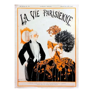 René Vincent, 1920 "Chez Soi Ou Chez Les Autres?" La Vie Parisienne Cover Print