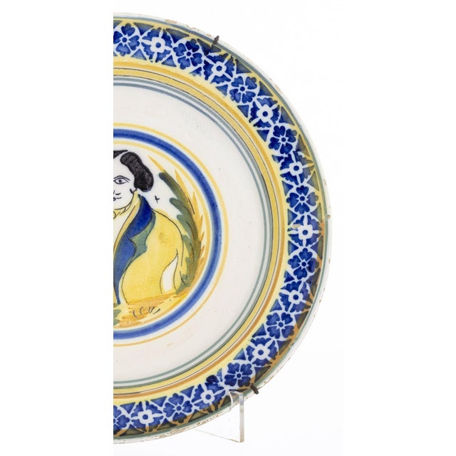 Earthenware Plate from Gaia, 19th Century For Sale - Image 4 of 8