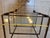 Vintage Three-Tier Brass and Glass Serving Cart – Hollywood Regency Style For Sale - Image 4 of 6