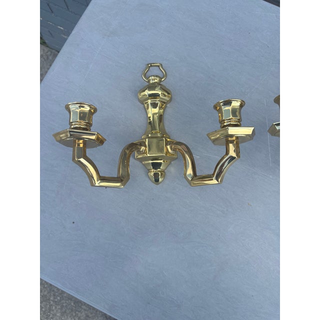 Brass Sconces For Sale - Image 4 of 4