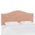 Textile Kenmore Headboard in Pink Champagne Luxe Velvet, King For Sale - Image 7 of 7