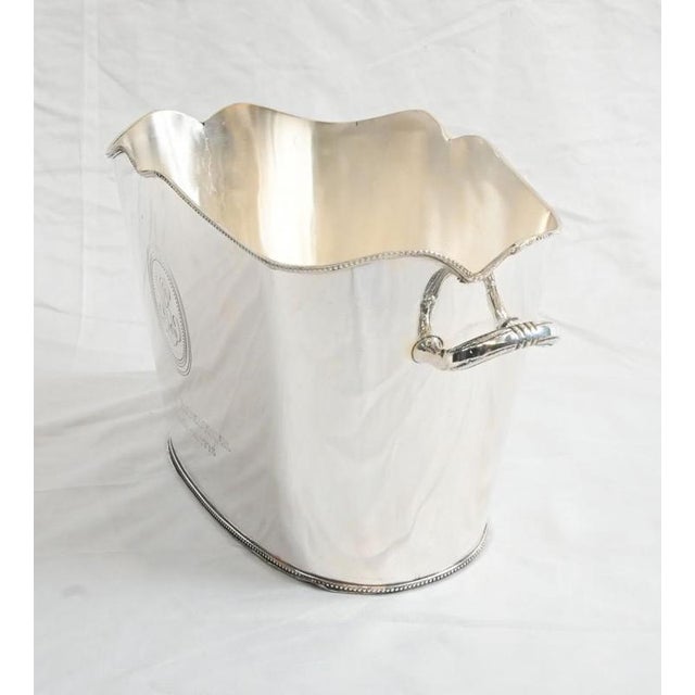 Silver Plat Champagne Bucket For Sale - Image 4 of 7