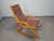 This rare Art Deco rocking chair was produced in Czechoslovakia during the 1930s. Crafted from bentwood with elegantly...