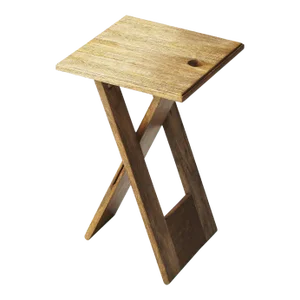 Hammond Natural Wood Folding Table, Natural